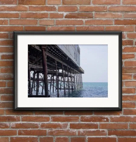 Ironworks under Aberystwyth Pier (No3) Art Print
