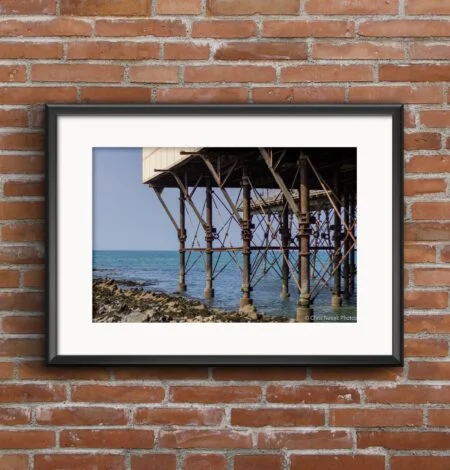 Ironworks under Aberystwyth Pier (No2) Art Print