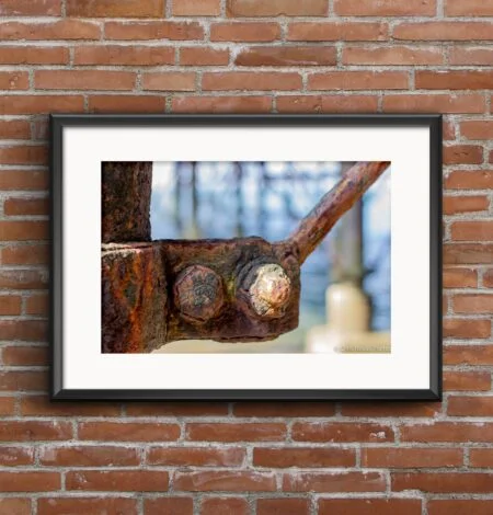 Ironworks under Aberystwyth Pier (No4) Art Print