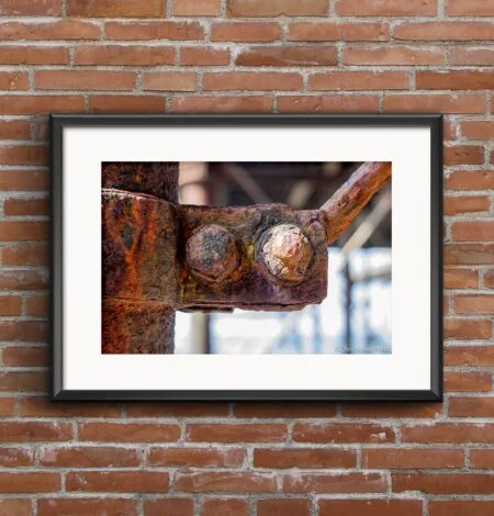 Ironworks under Aberystwyth Pier (No5) Art Print